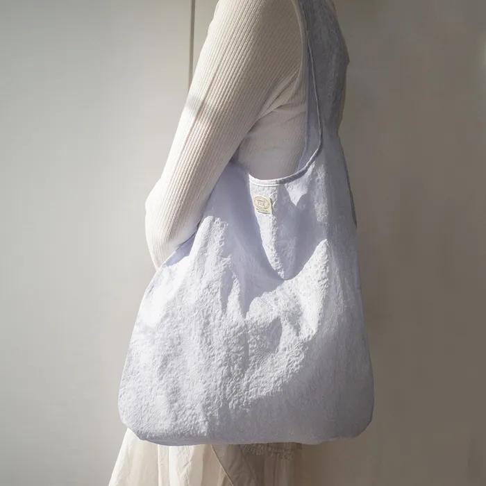 SHEER FLOWER BAG (Blue)