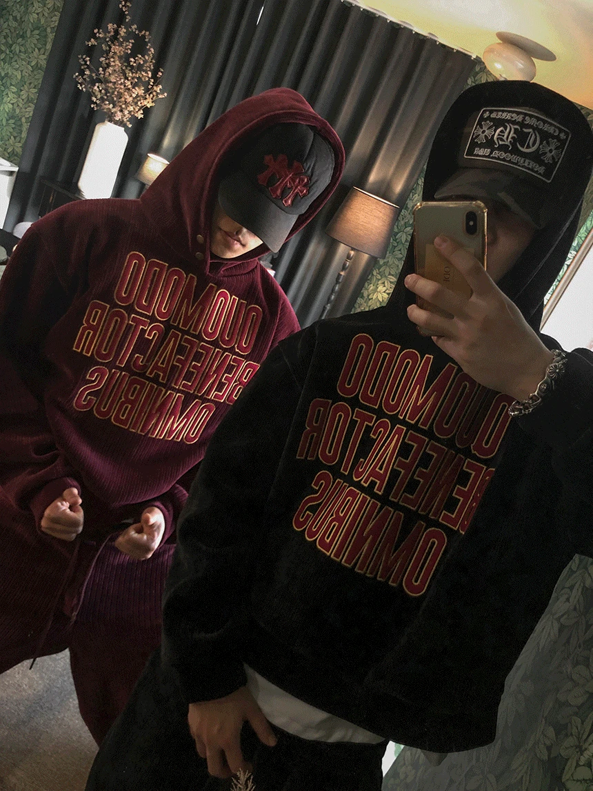 premium QUOMODO 코듀로이 셋업 후드 (3color)