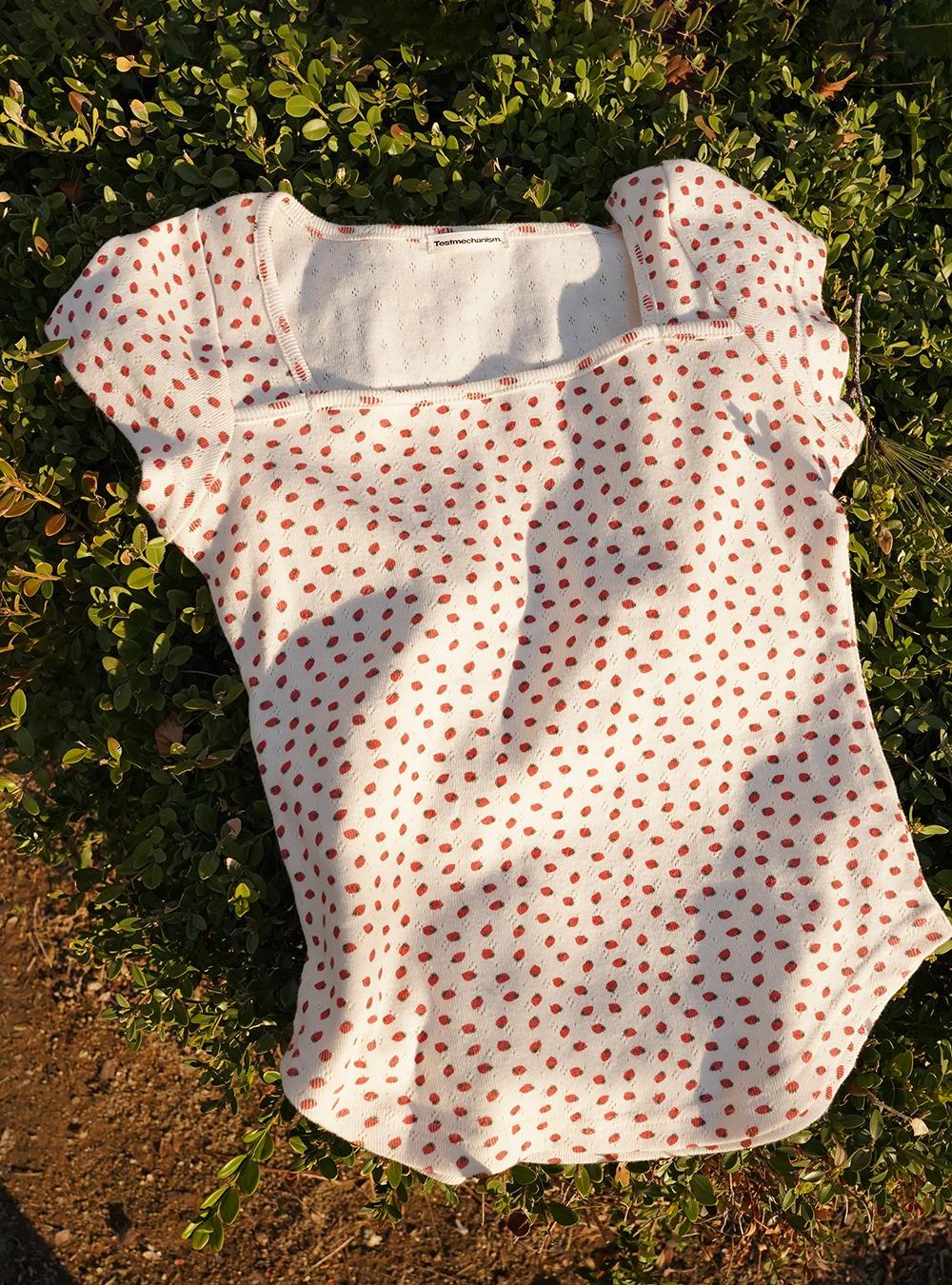 Strawberry T-shirt (3color)