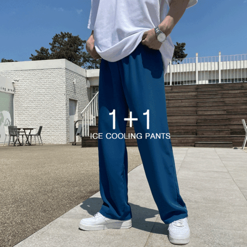 [1+1] 리즈 썸머 쿨링 와이드 트레이닝 밴딩팬츠 5668