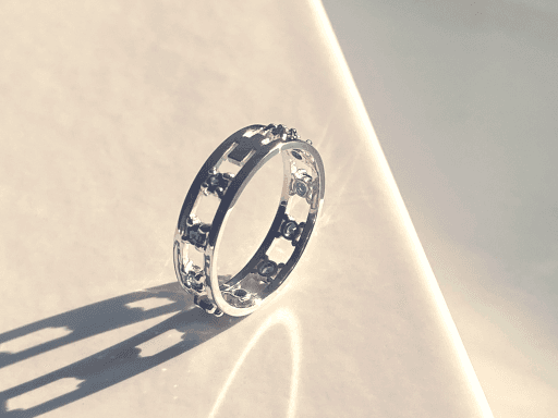 [천연 사파이어] 오션블루 사파이어 묵주반지