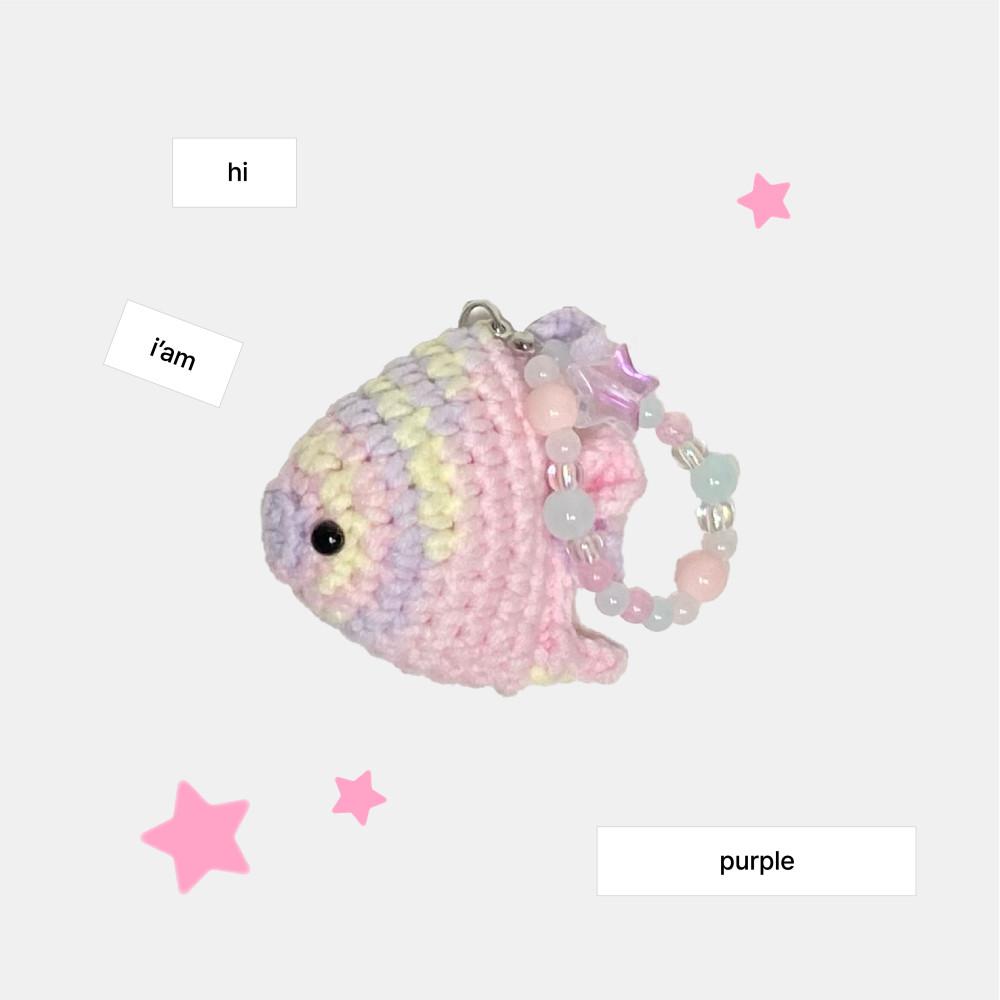 lucky fish (purple)