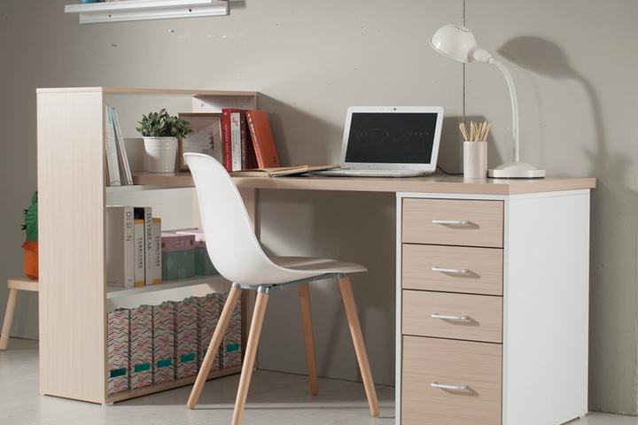 스토리쥬 H형 1400 서랍책상세트 IKST012