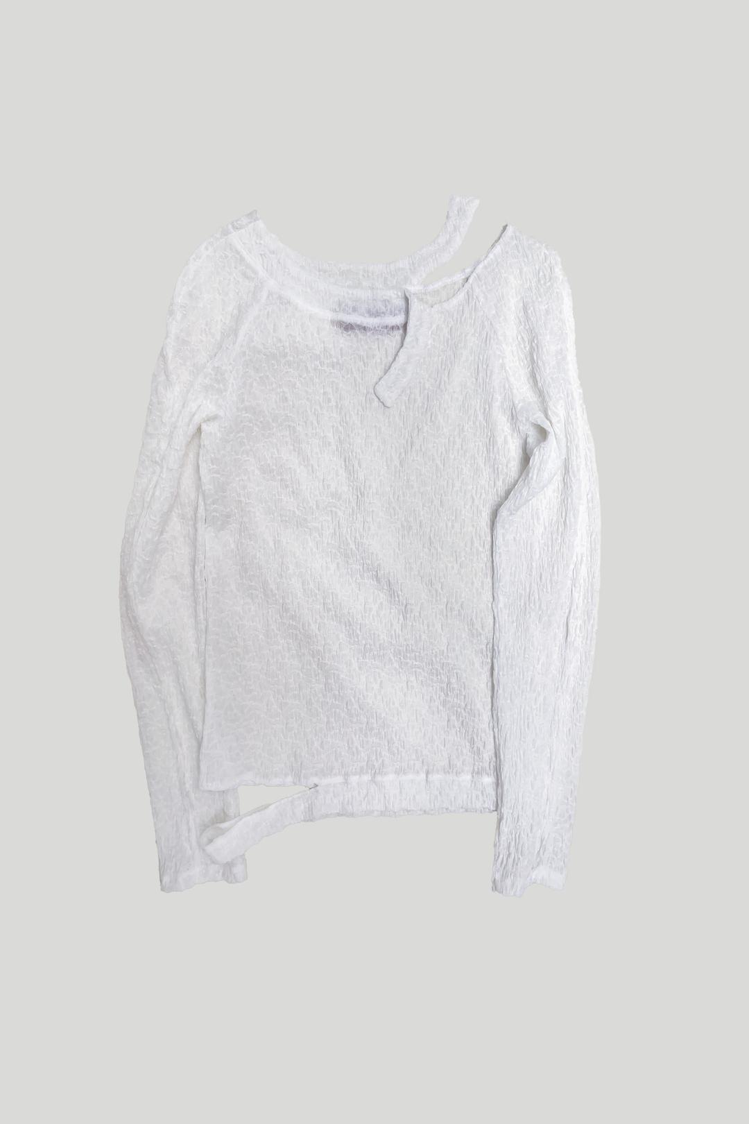 CUT-OUT RAGLAN SLEEVE TOP