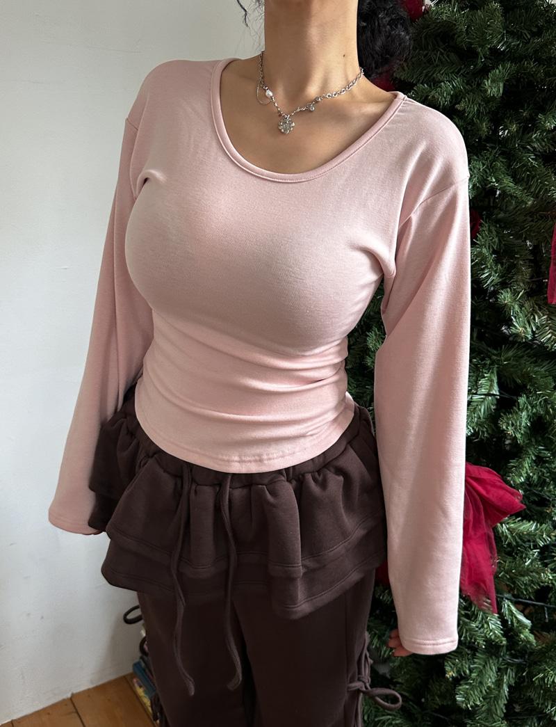 ❤️무료배송❤️ 오머 기모 루즈 긴팔티