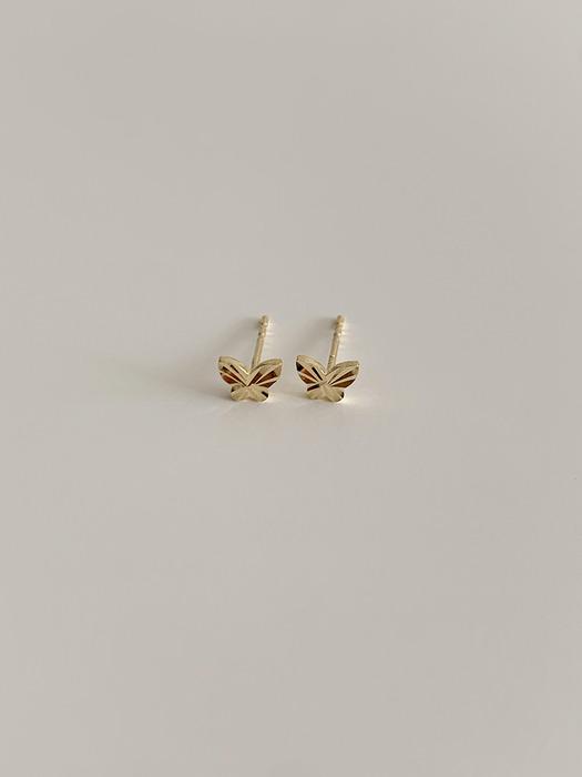 14k 버터플라이 커팅 귀걸이