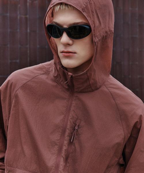 [시티 레저] 라이트웨이트 패커블 윈드브레이커 재킷 2 [스모크 핑크]