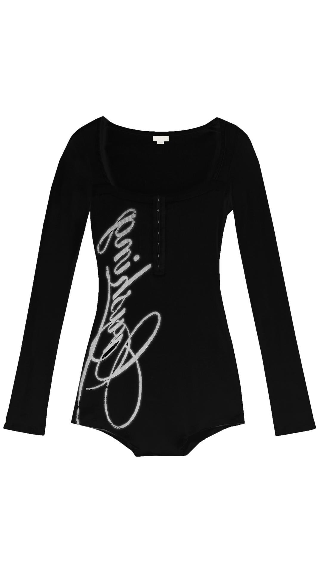 [BONNAE] Body suit (Black)