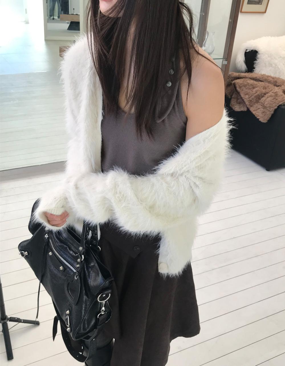 러드 앙고라 퍼 CARDIGAN