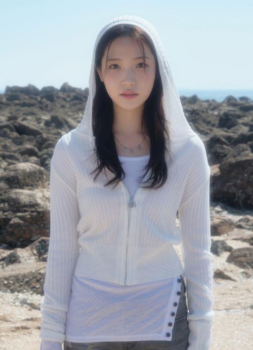 NADIA SUMMER KNIT ZIP-UP / WHITE