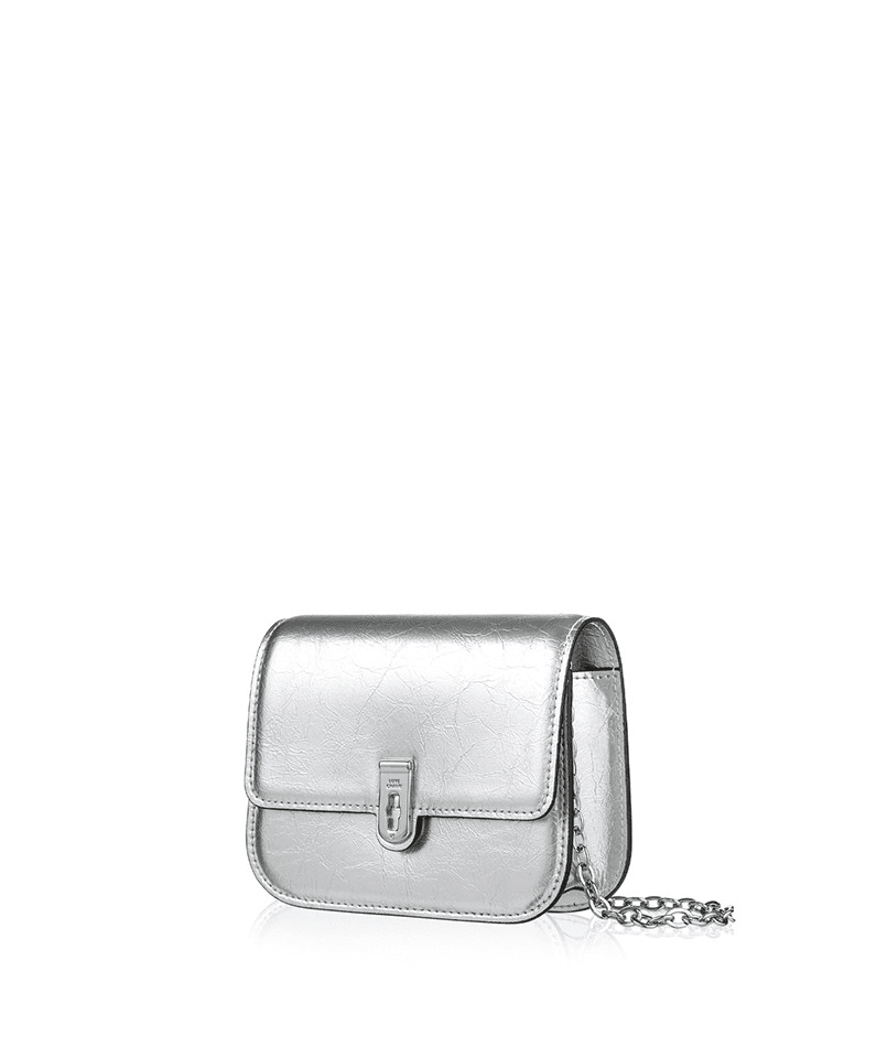 쟈드 미니백_실버