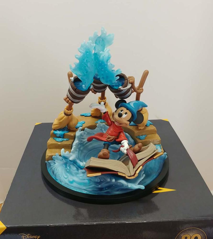 디즈니 80주년 기념 Q Fig Max 판타지아 마법사 미키 마우스 피규어