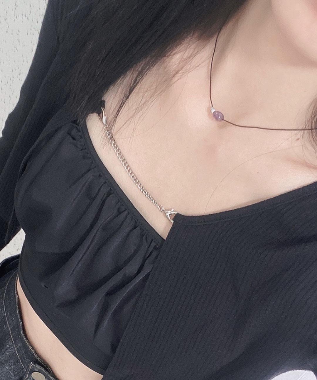 안도 [안도제작] simple bohemian necklace