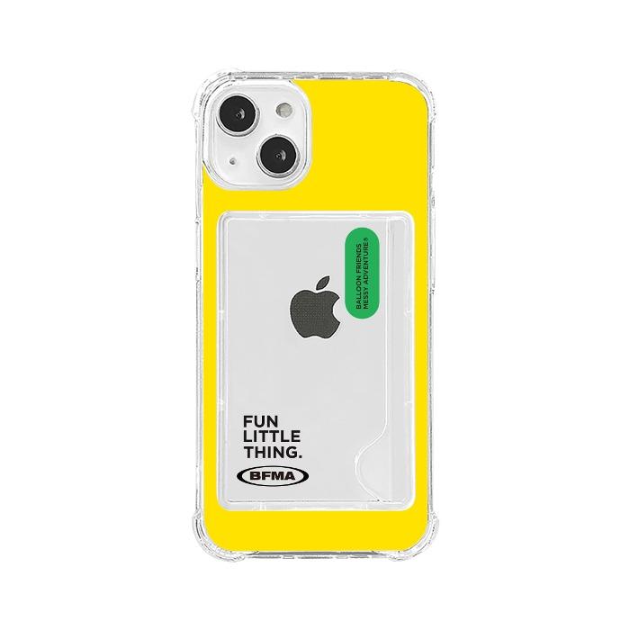 카드수납 젤하드 탱크 폰케이스 -  FLT 옐로우