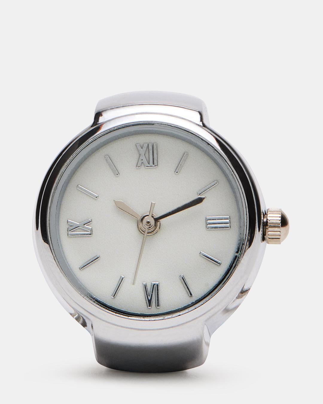WATCH RING WHITE/SILVER - WHITE SILVER / ONESZ / 196