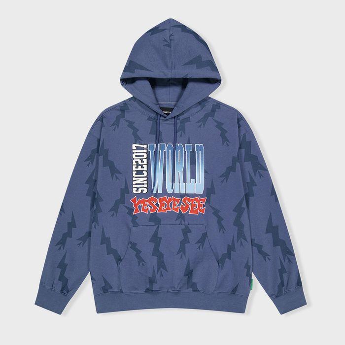 SN World Hoodie Smoky Blue