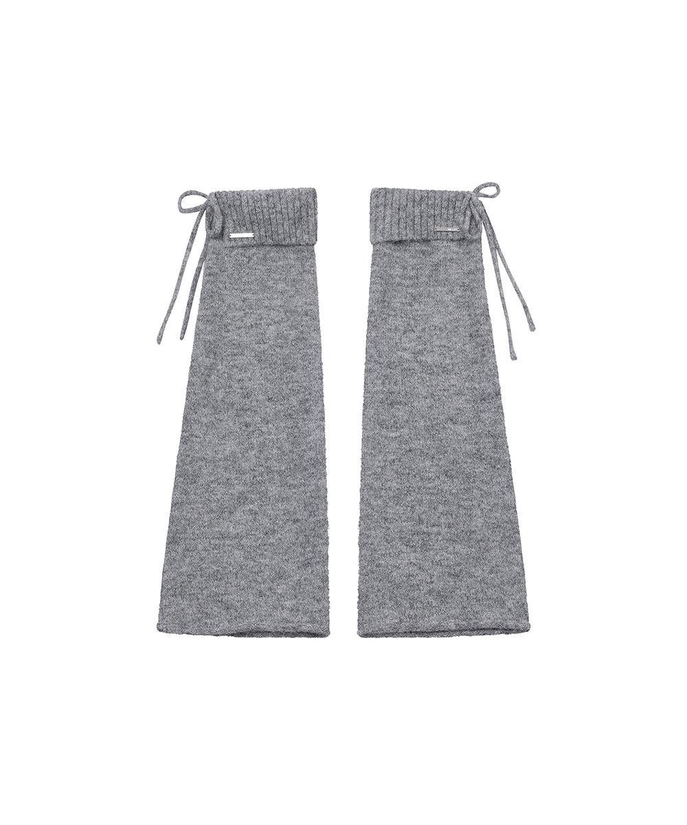 [9월 22일 발매] Drawstring leg warmer GREY