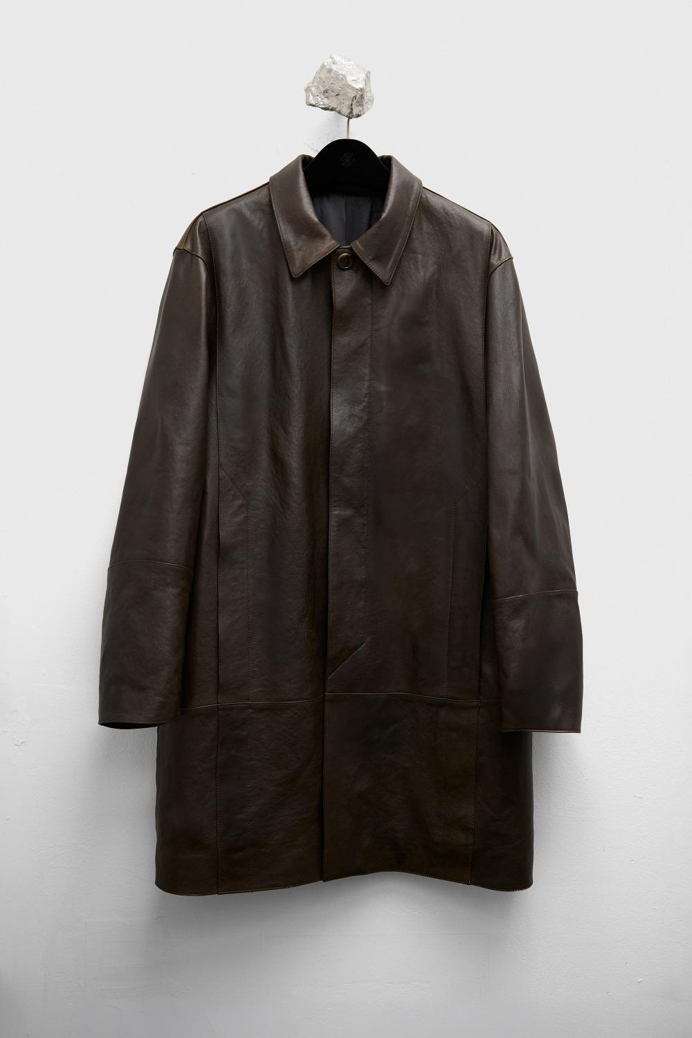Leather Car Coat