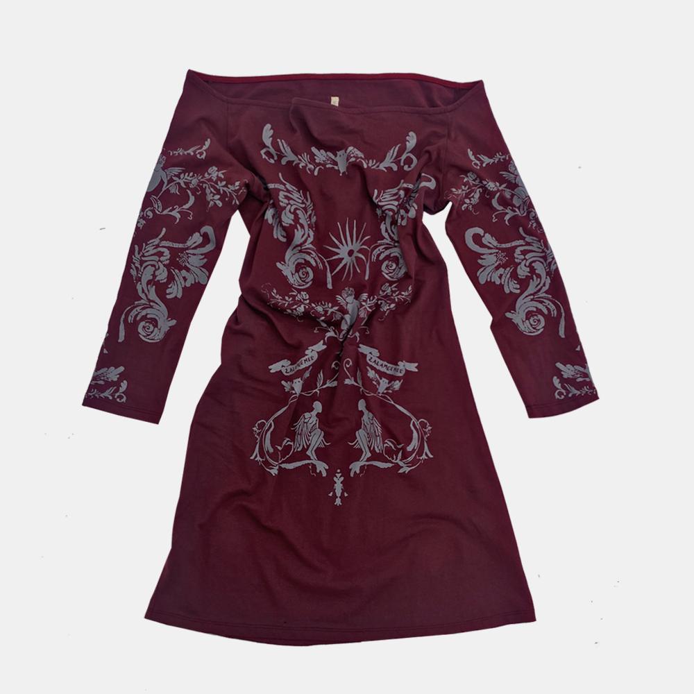 Orbit dress (Burgundy)