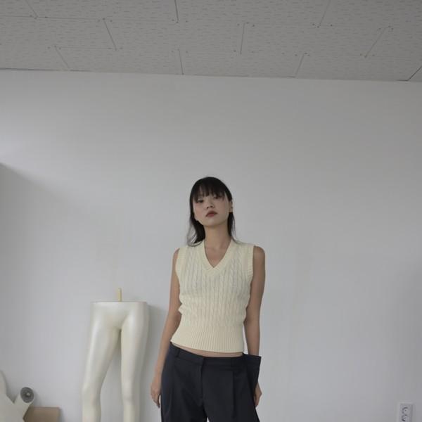 [Eont's exclusive] STTS unbalance waist slacks pants