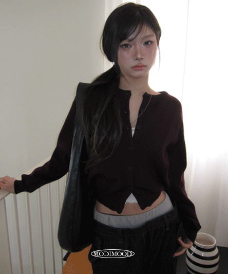 [탄탄한핏/핏보장/데일리🖤] 메리빈 라운드 가디건 - 11color