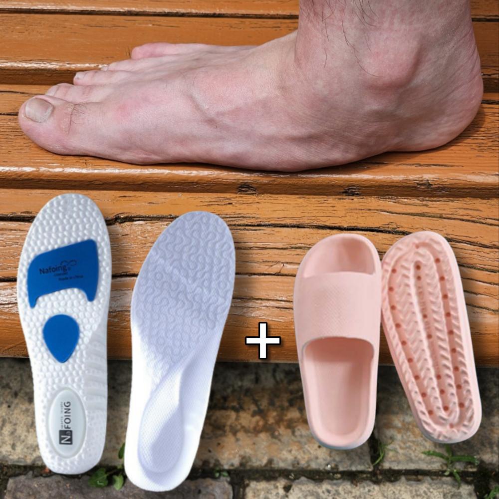 컴피풋 족저근막염깔창 기능성 감압 군대 평발 지간신경종 퍼백스폼 족막염 깔창