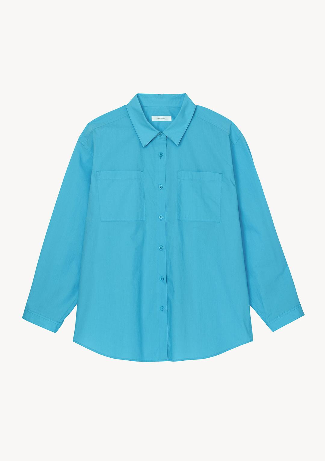 Cielo Shirt in Aqua Blue