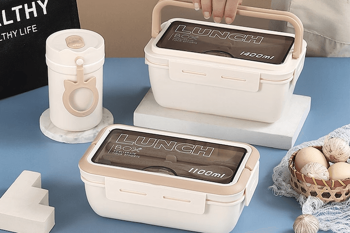 직장인 유치원 전자레인지 소풍 도시락통 런치박스 1400ml