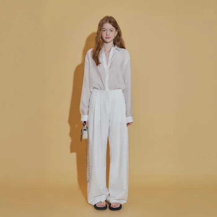 Tencel Silky Shirts (White)