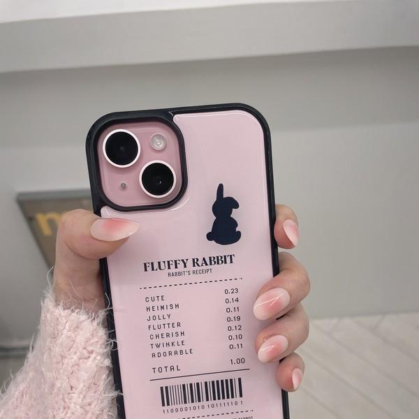 [폰케이스] RABBIT's RECEIPT EPOXY PHONE CASE