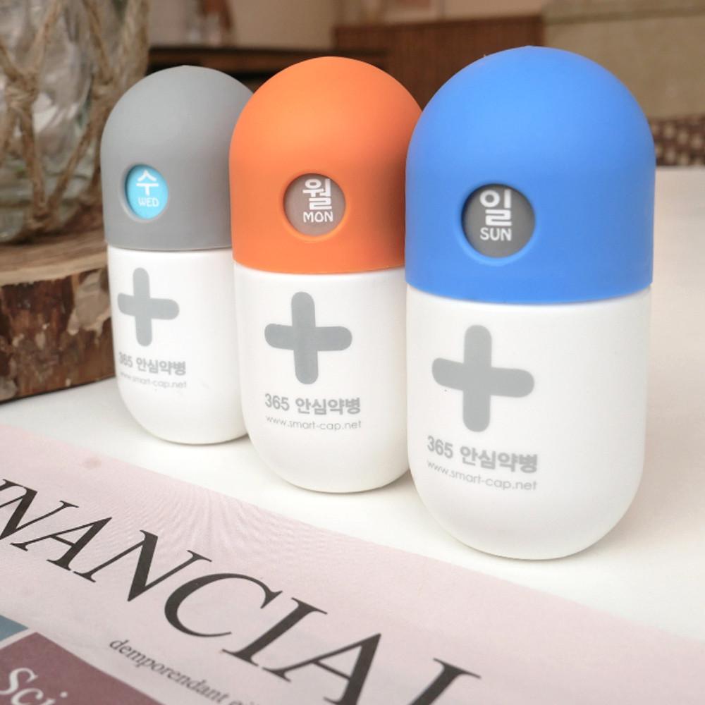 요일약통 알약 약 케이스 휴대용 요일별 일주일 스마트 약통