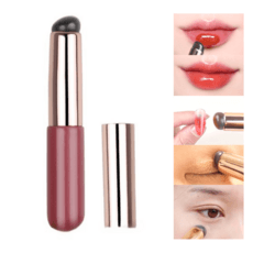 THE압구정언니 실리콘 립 브러쉬 메이크업 휴대용, 로즈, 1개입