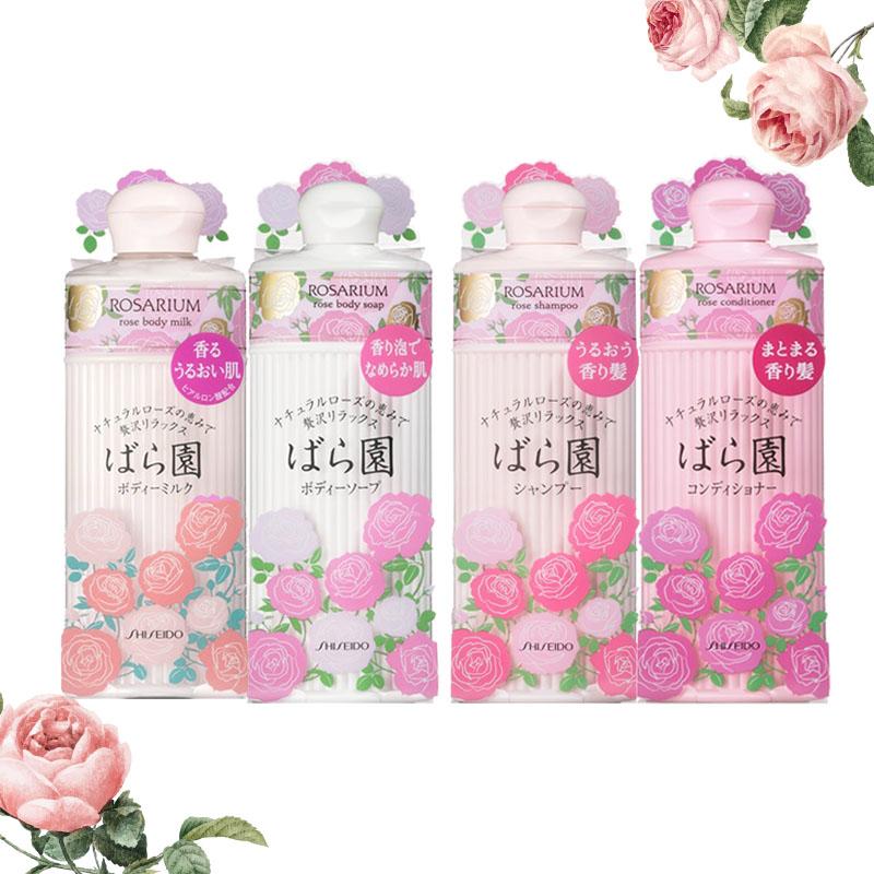 일본직배송 시세이도 장미원 시리즈 / 로즈샴푸 로즈컨디셔너 로즈바디샴푸 로즈바디밀크