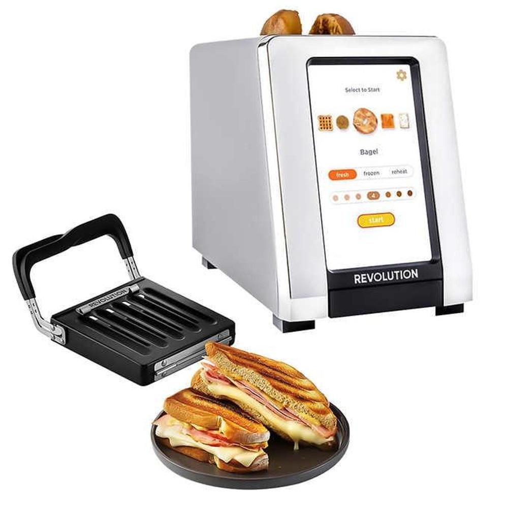 레볼루션 레볼루션 토스터기 Revolution Cooking Revolution InstaGLO R180 Toaster Panini Press Bundle