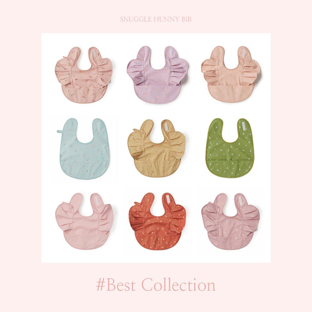 [스너글허니키즈] 이유식빕 25종 모음전 초기 방수빕 자기주도 이유식 턱받이 / 키스앤블러썸