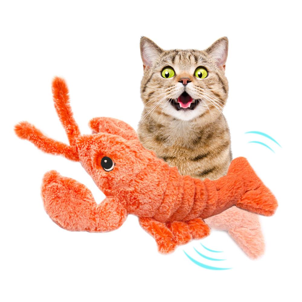 펫케어 춤추는가재 (움직이는 로봇 생선 고양이 캣닢 자동 장난감)