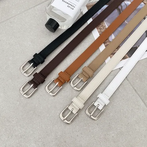 [당일발송] 솔레 은 무광 실버 스퀘어 벨트