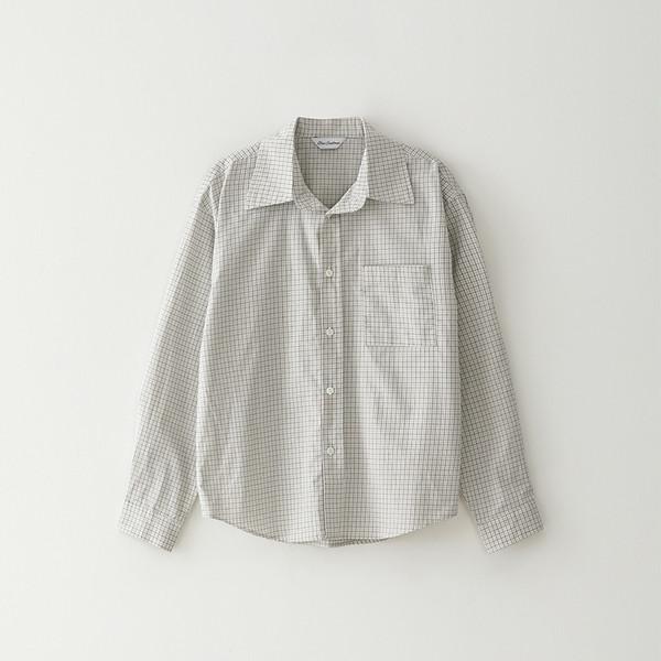 Bluesf plain formal checkered shirt