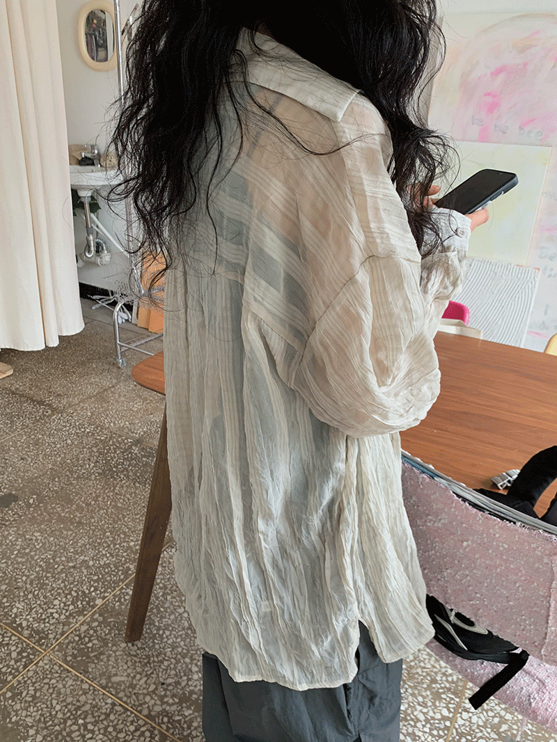 ANDY SEE-THROUGH SHIRT