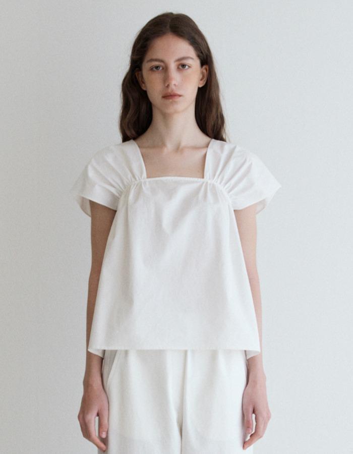springcrocus) Summer Blouse - White 2차 재입고