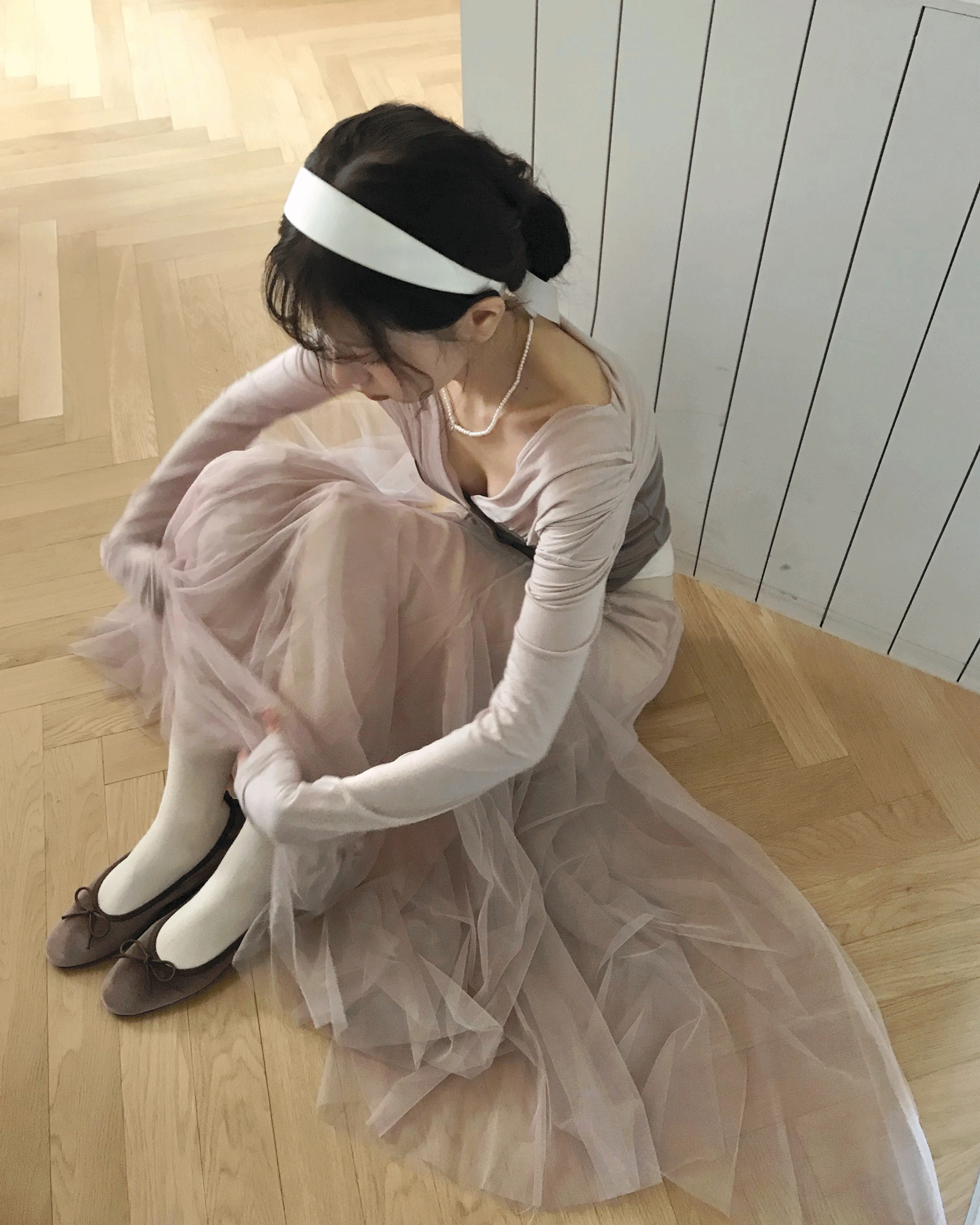 lover : she ballet velvet shoes