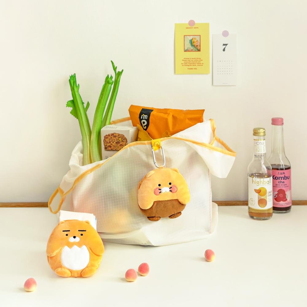 카카오프렌즈 장바구니 키링 (춘식이 라이언 2종 택1)