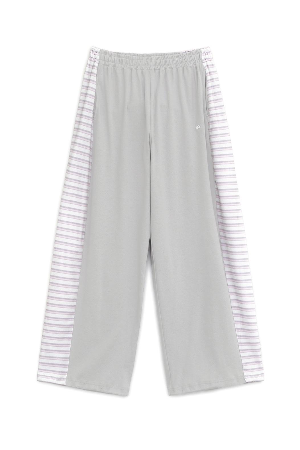 [6월 2일 출고] Stripe Korilakkuma jogger pants (Pink)