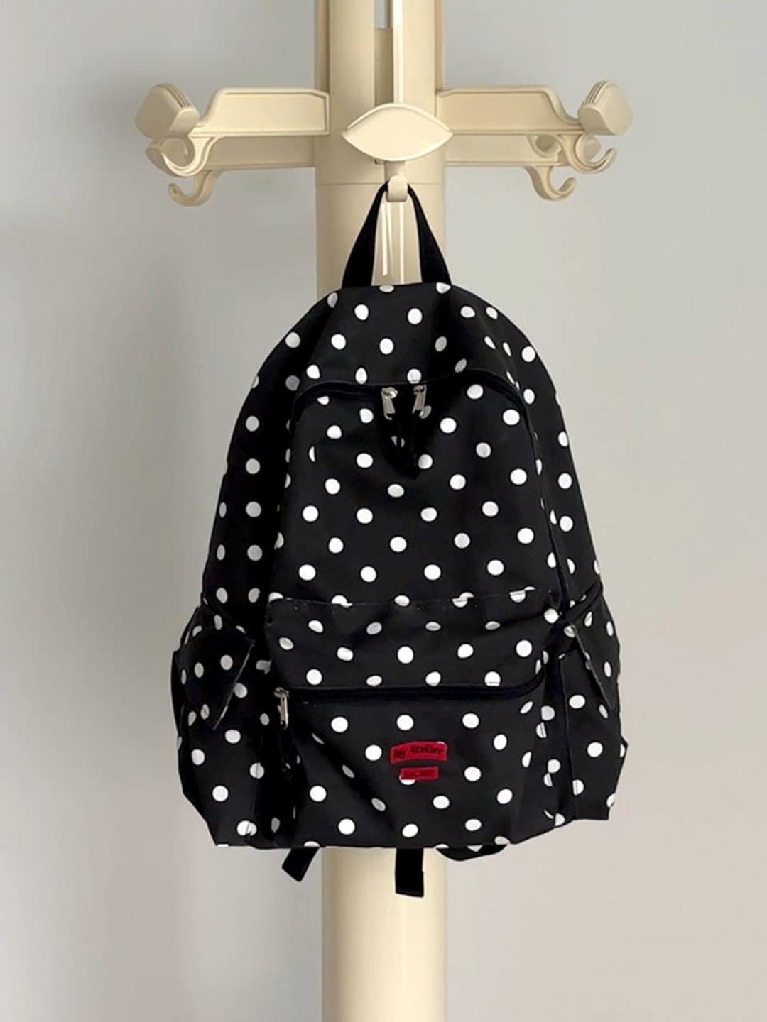 [1차 PRE-ORDER 3.12부터 순차출고] [by Atelier]EASY BACKPACK_DOT BLACK
