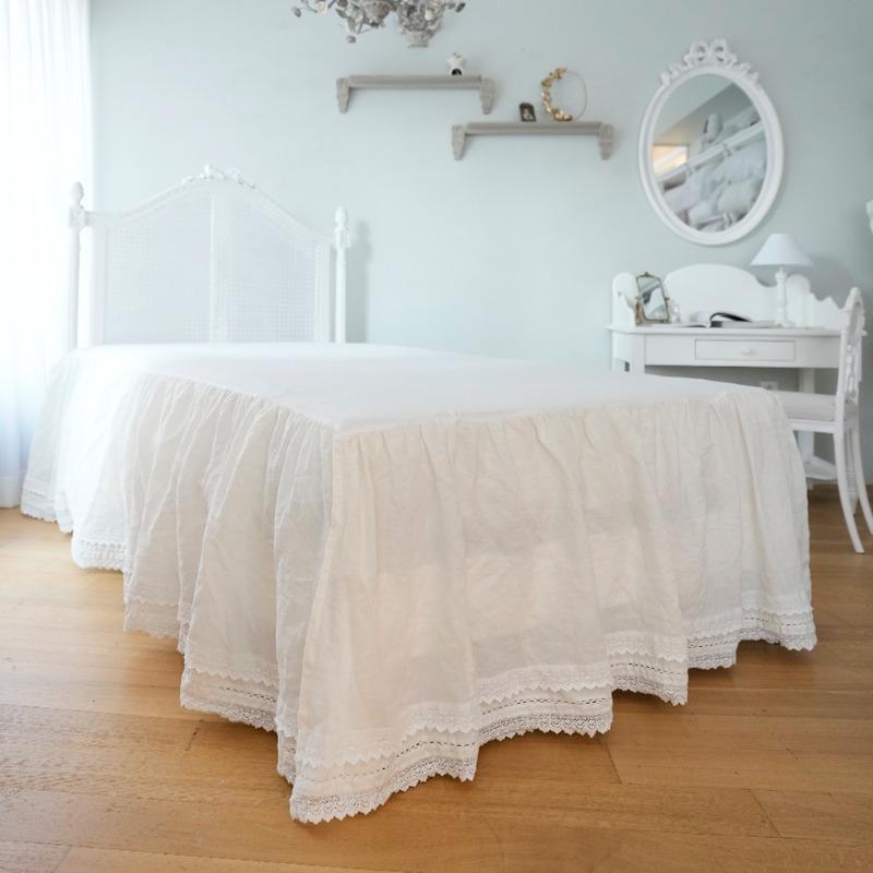 베드스커트 니코 (화이트, 베이지)