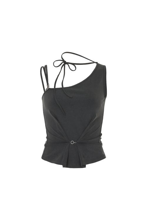 RUBY HOOK TOP charcoal