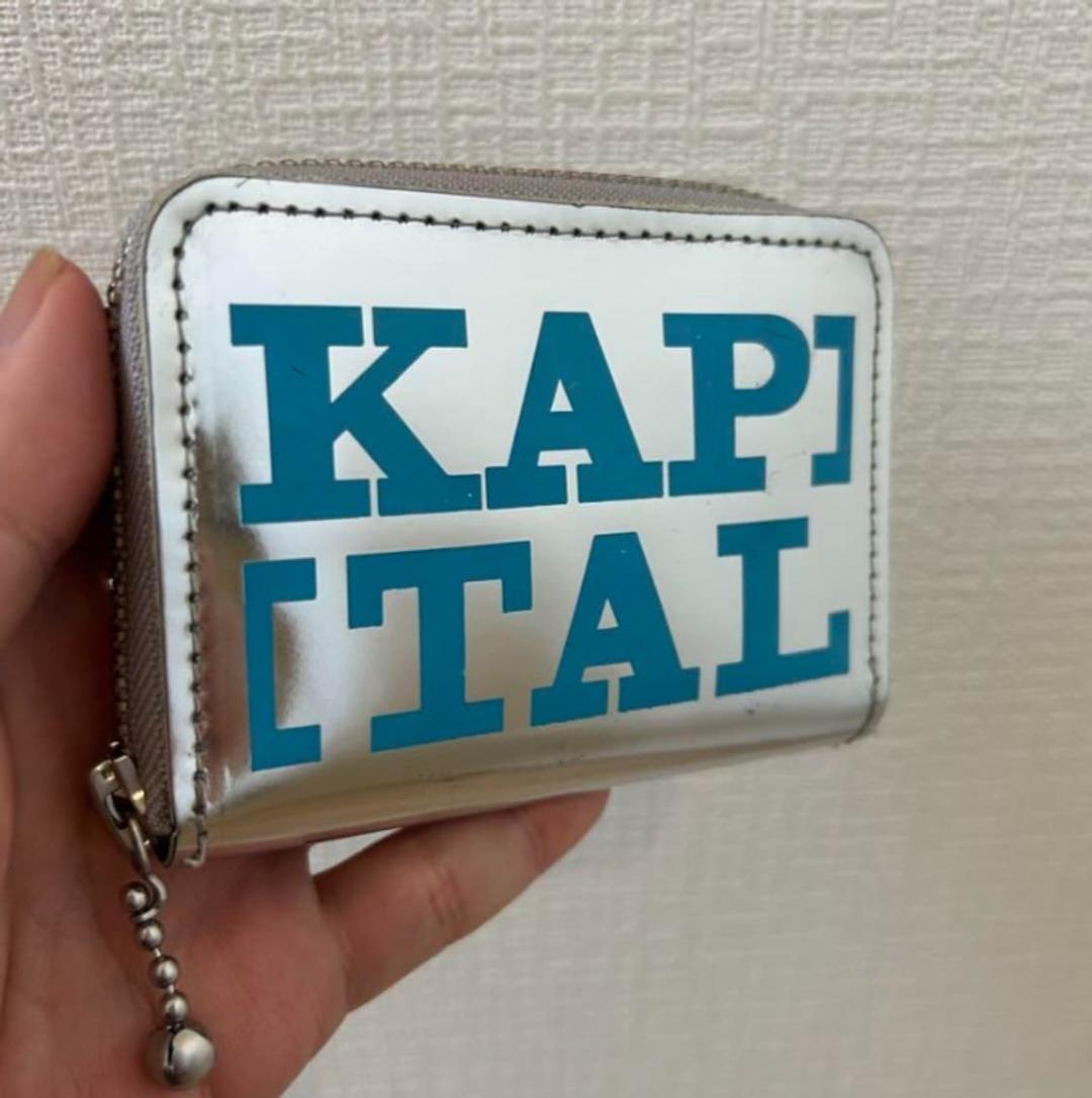 (박스, 택 o) Kapital thumbs  up 미러 리더 미니지갑 | 후루츠패밀리