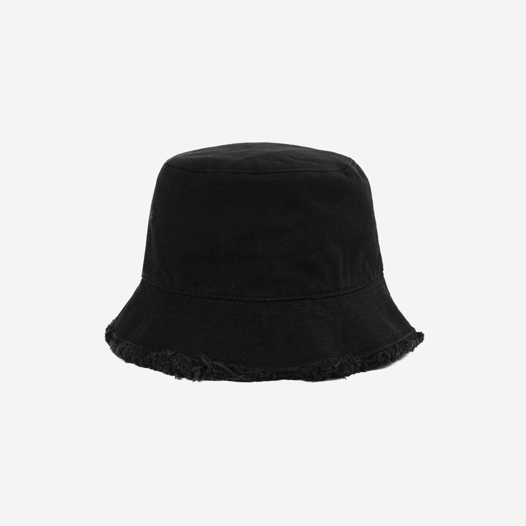 피스마이너스원 Peaceminusone Canvas Bucket Hat #1 Black