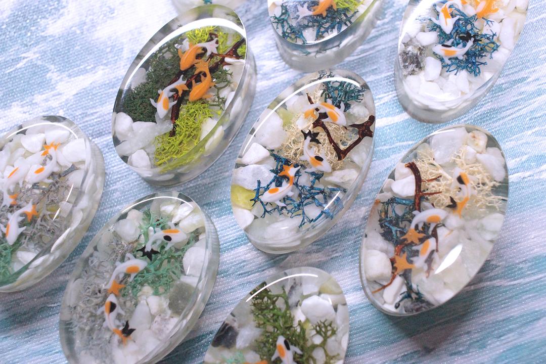 작은 연못 오브제