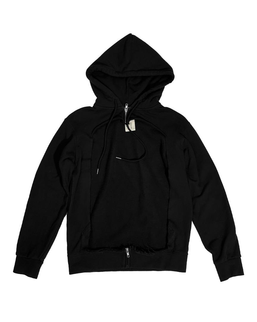 Square Hoodie Black